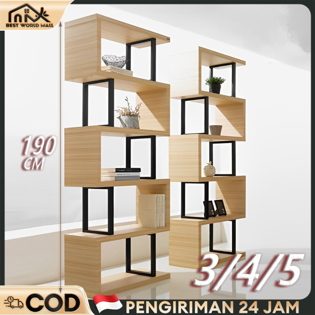 Jual Rak Buku Susun Rak Buku Dinding Rak Multifungsi Minimalis Rak ...