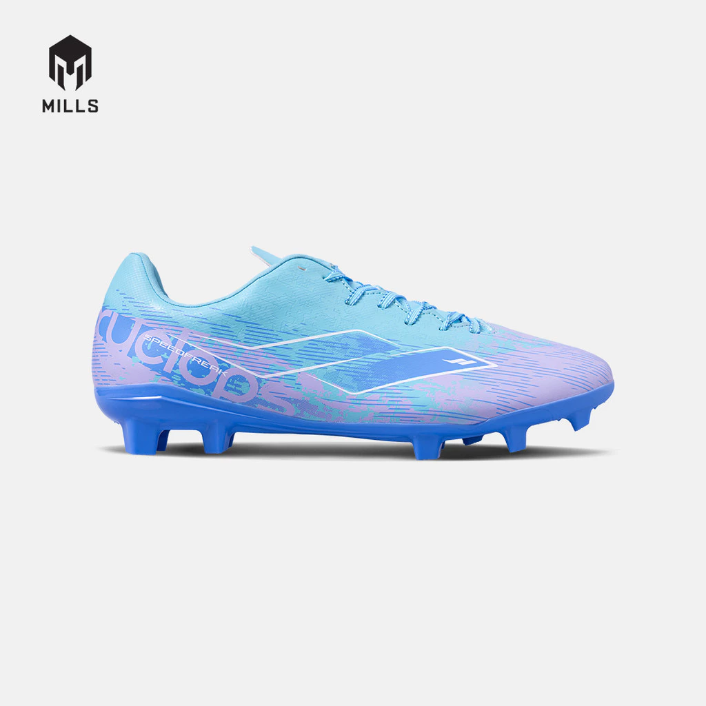 MILLS Sepatu Sepakbola Xyclops Speedfreak 1.2 Prime FG Sky.Blue/Lylac/Marina.Blu…