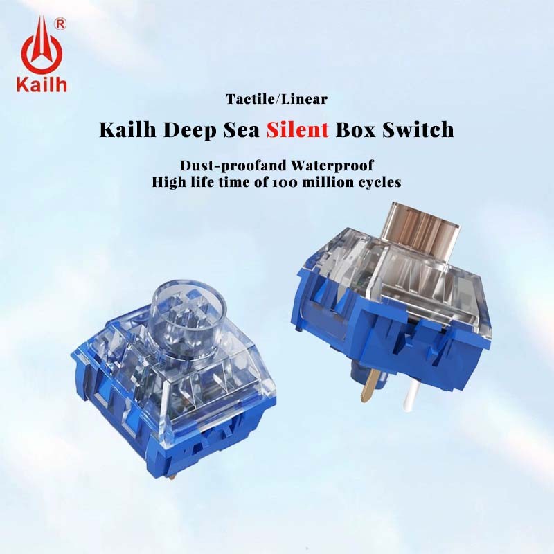 Jual Kailh Deep Sea Whale Silent Switches Lonely Island Keyboard Switch ...