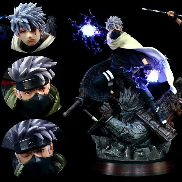 Jual Action FIgure Kakashi Beheading sword Luminous Action figure 30 cm ...