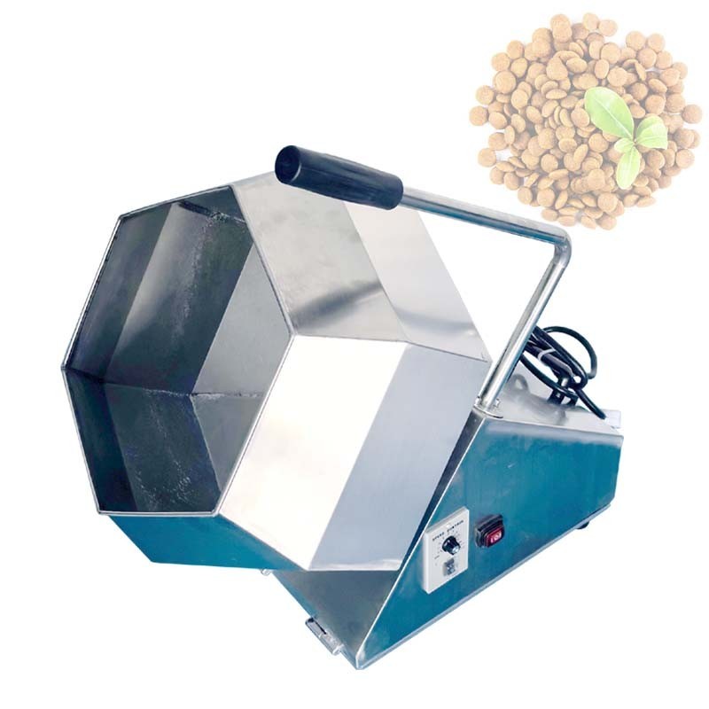 Jual Small Octagonal Mixe Seasoning Machine Barrel Puffing Food Feed