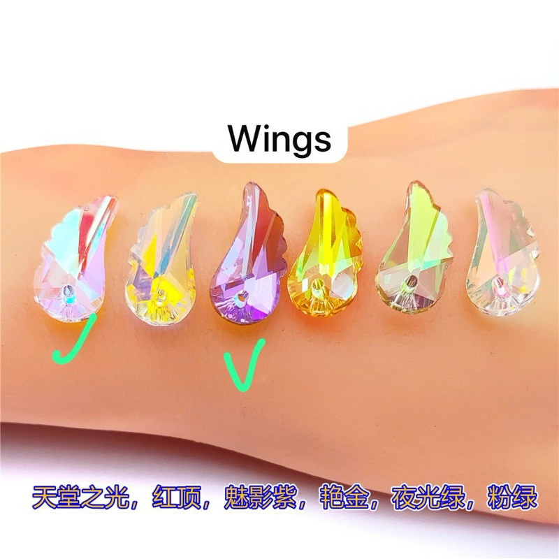 Jual BeadsBaby88 Manik Mote Crystal Look Alike motif wings kerang shell ...