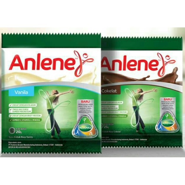 Jual Anlene Susu Rasa Vanila Dan Cokelat Sachet Isi 5 Pcs | Shopee ...