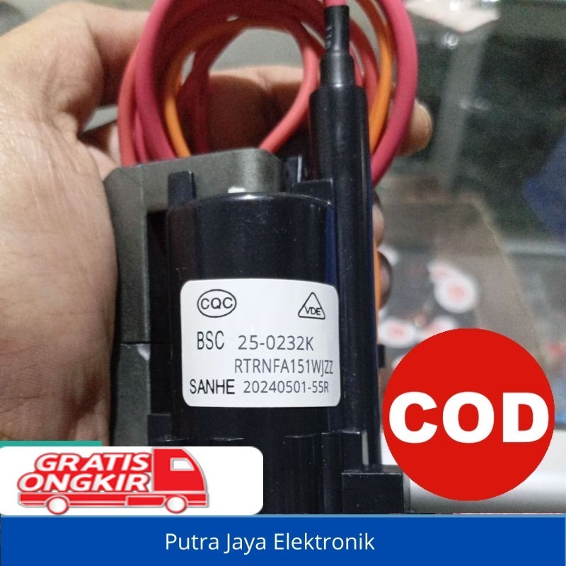 Jual Flyback TV SHARP BSC25 0232K FA151 WJZZ Flyback TV SHARP 21in ...