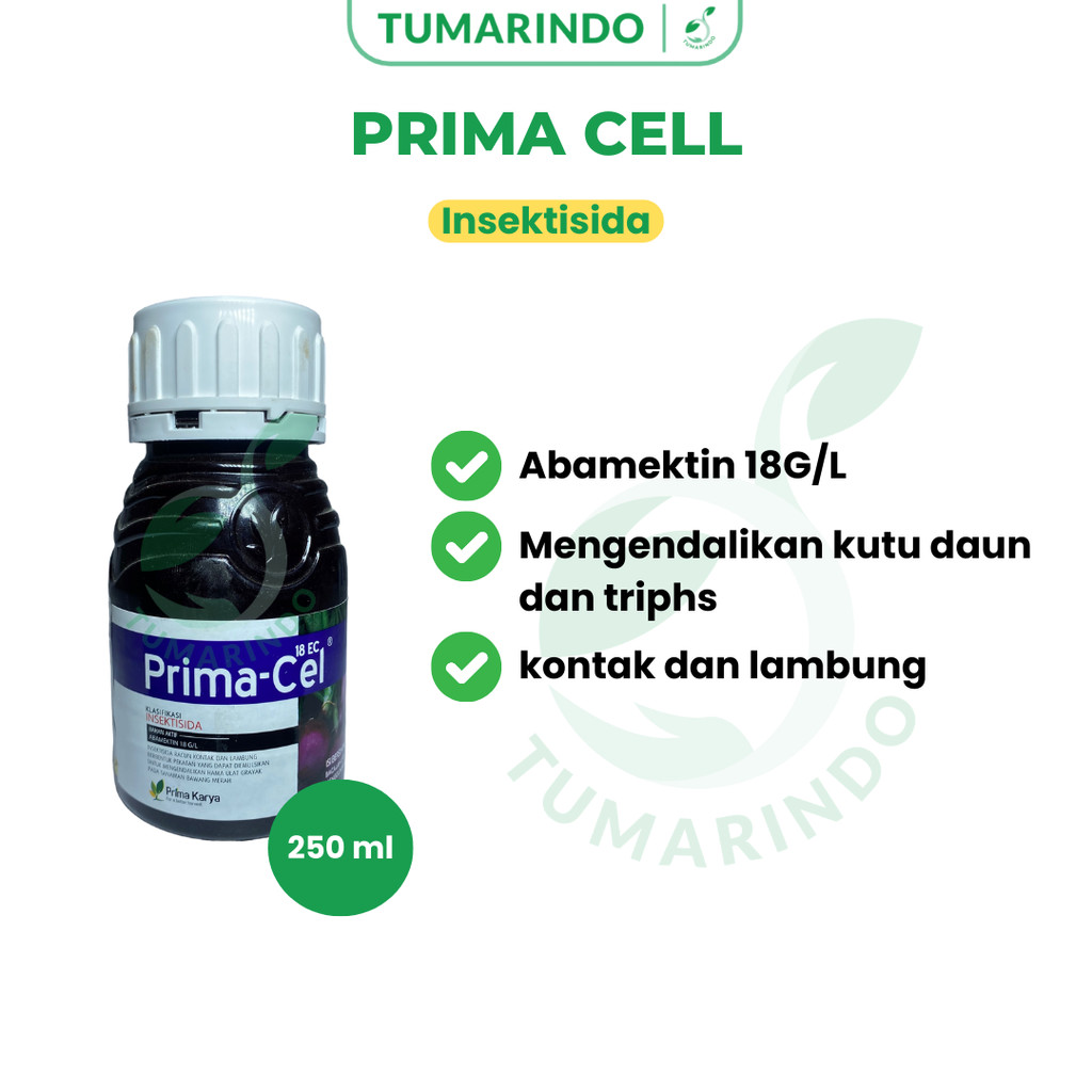 Jual Primacell 18EC abamectin pembasmi thrips 250 ml | Shopee Indonesia