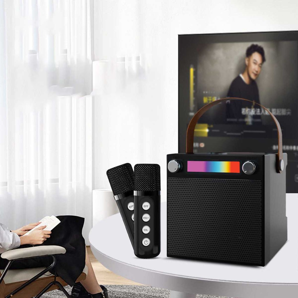 Jual MUWIND Speaker Bluetooth Portable Karaoke with Wireless Microphone ...