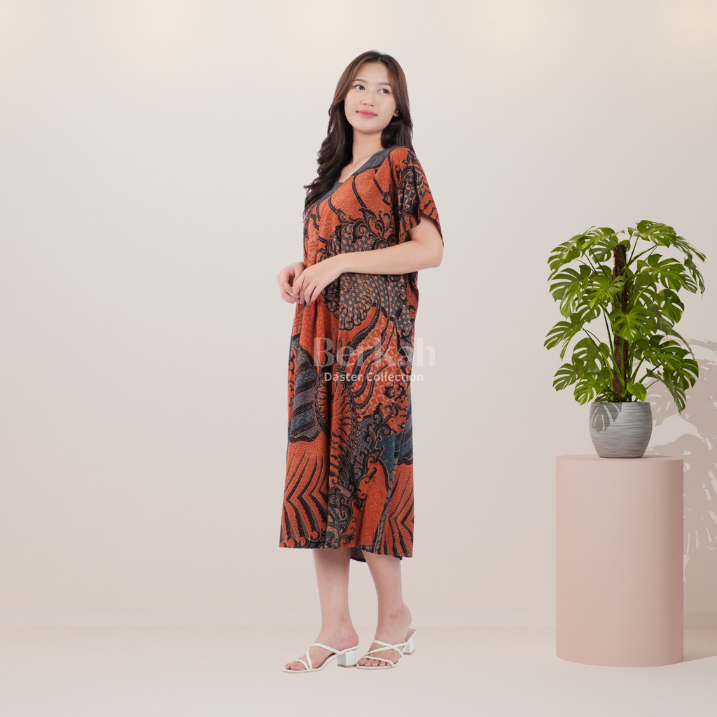 Daster Lowo Batik Rayon Resleting Surya Teja 4
