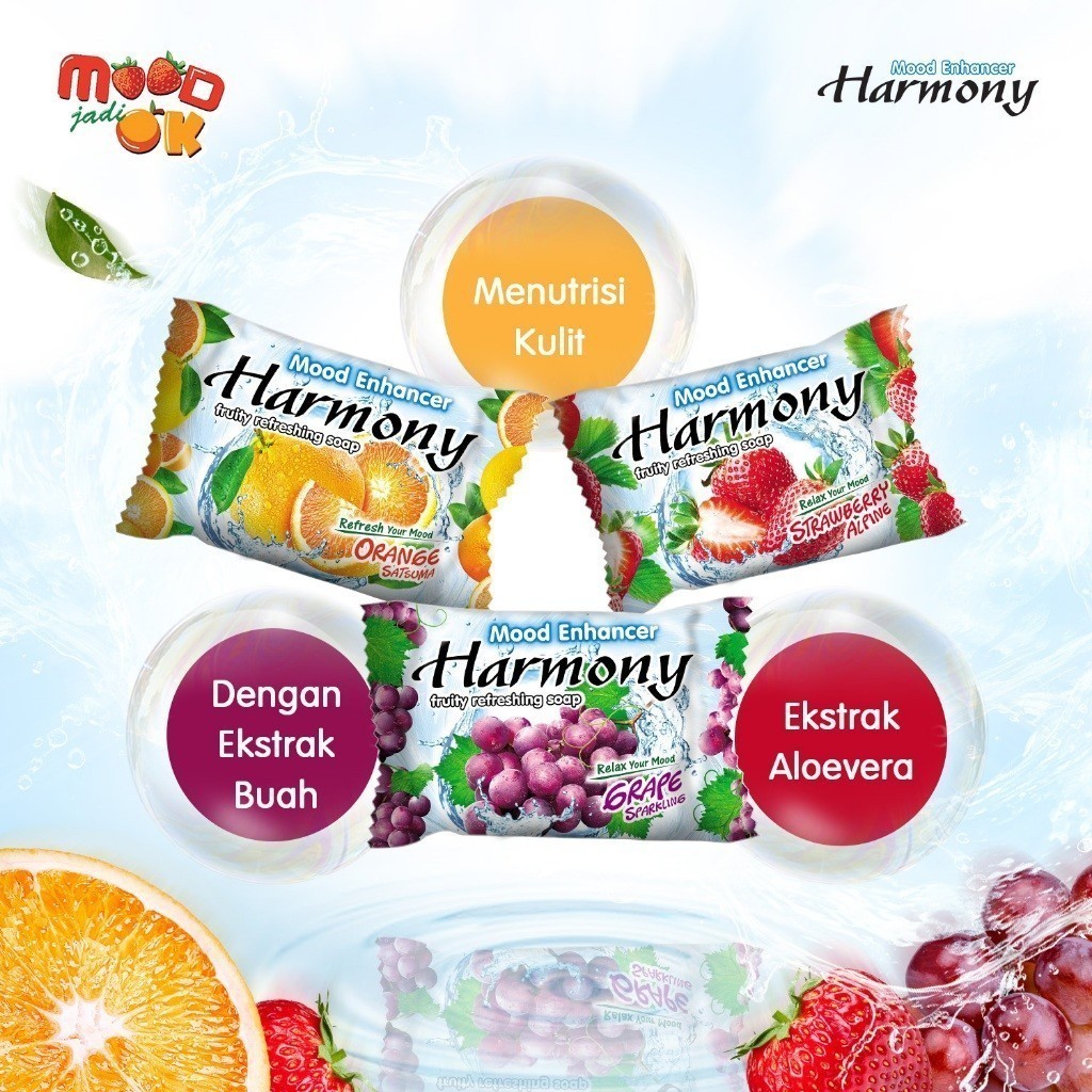 Jual HARMONY FRUITY REFRESHING SOAP MOOD ENHANCER REFRESH YOUR MOOD ...