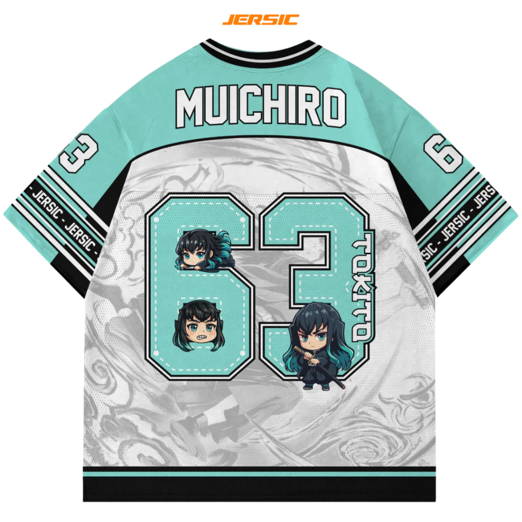 Jersey Muichiro Kimetsu No Yaiba Demon Slayer yang Stylish dan Berkualitas Tinggi - Beli Sekarang