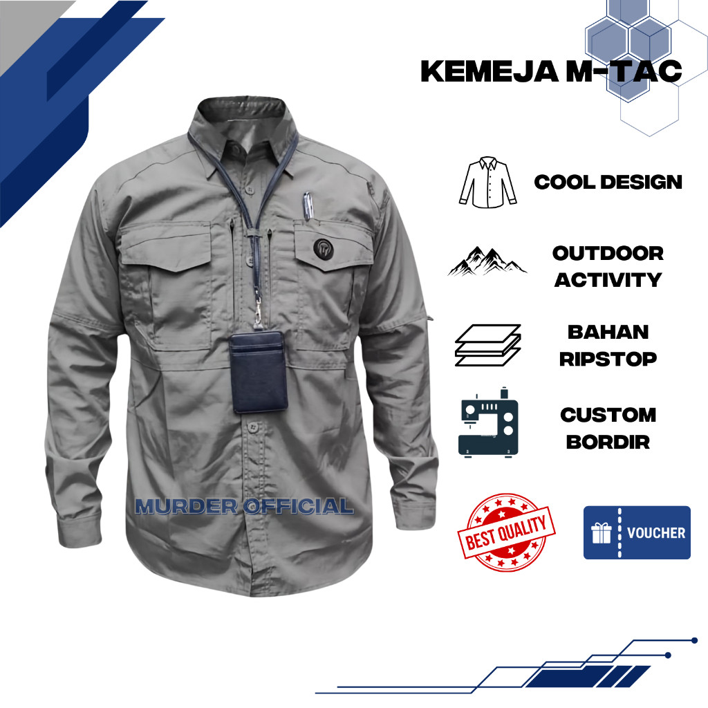 Jual MTAC | Kemeja PDL Lengan Panjang Bahan Ripstop Tactical Outdoor ...