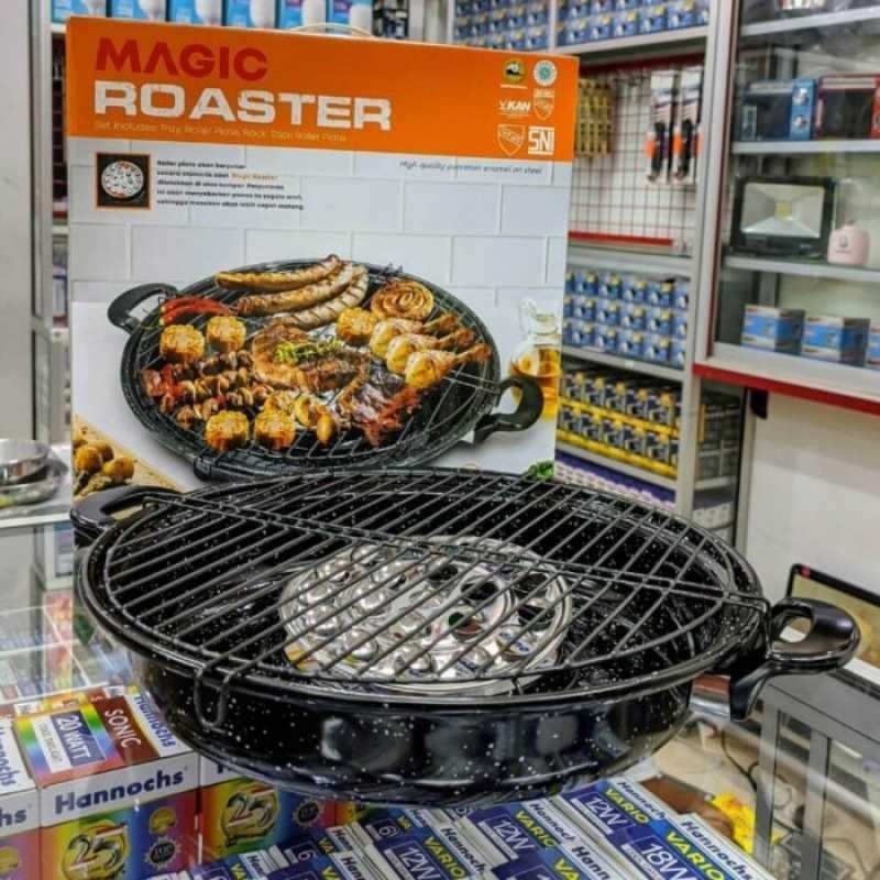 Jual MAGIC ROASTER MASPION 34 CM ENAMEL | Shopee Indonesia