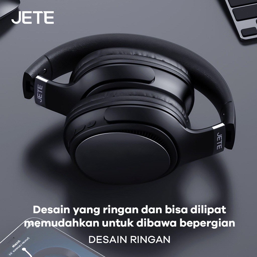 Jual Headphone Bluetooth JETE 08 Pro Noise Cancelling Bluetooth 5.3 ...