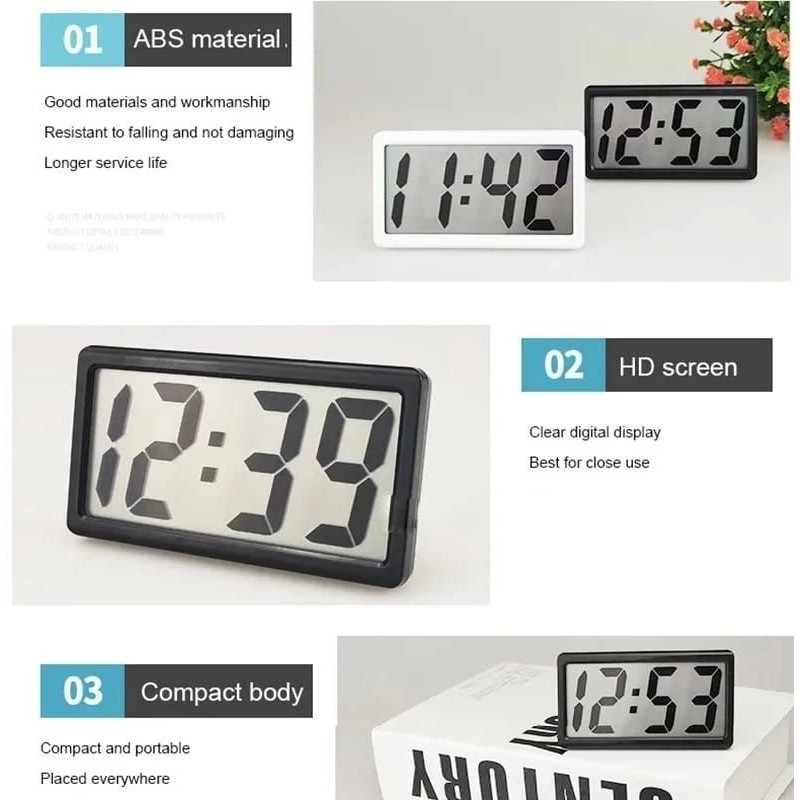 Jual Jam Mobil Dasbor Digital LCD Digital Table Dashboard Desk ...