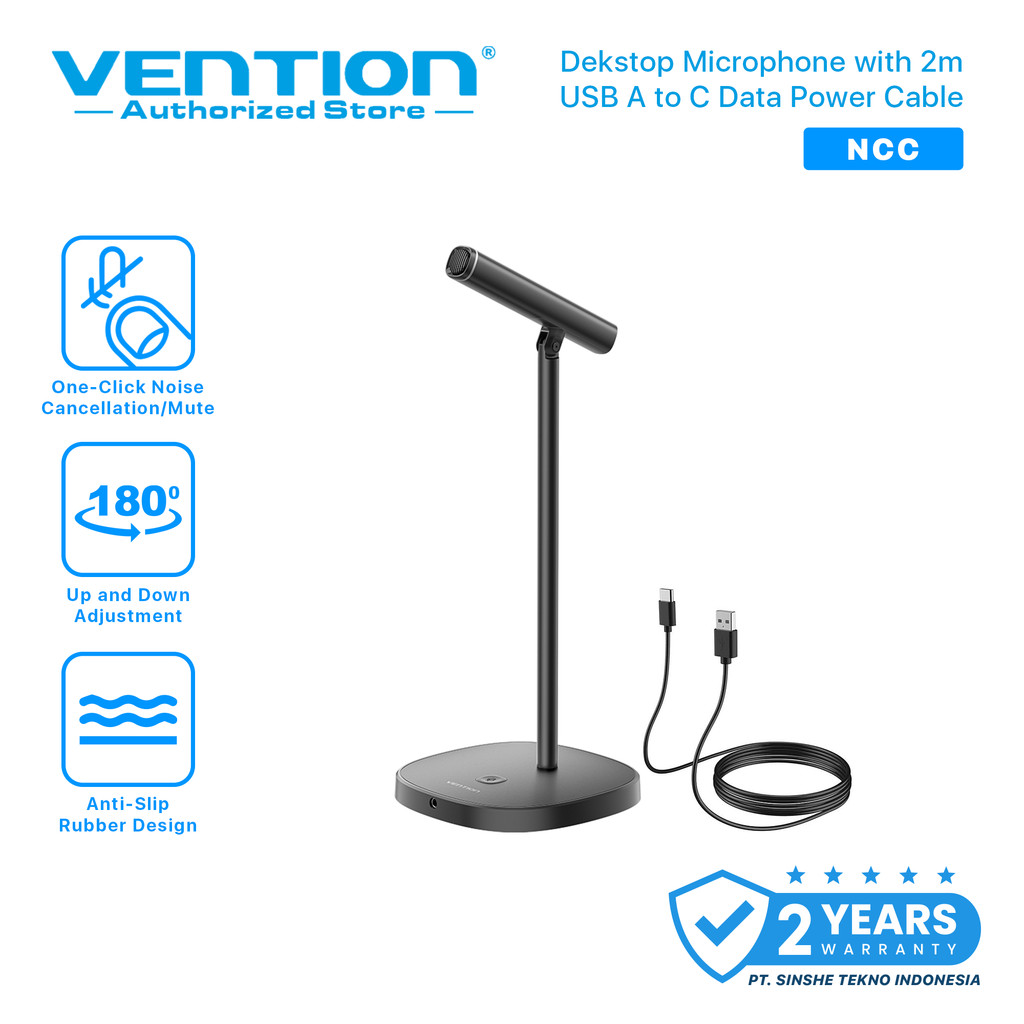 Jual Vention USB Desktop Microphone DSP Noise Cancelling with Mute