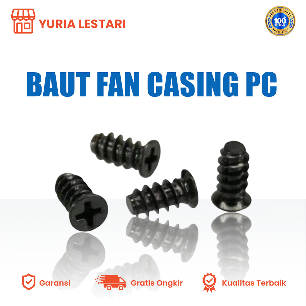 Jual BAUT FAN CASING KOMPUTER SEKRUP SCREW KIPAS CPU PC yuri_1 | Shopee ...