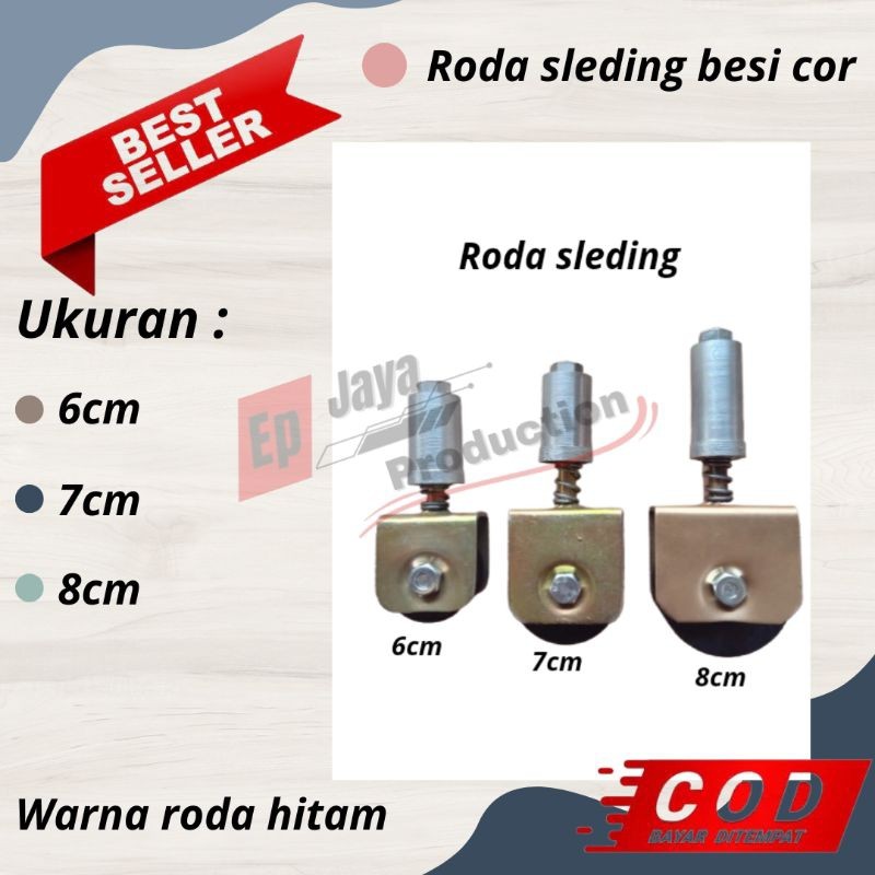 Jual RODA PAGAR SLEDING, RODA PAGAR SLEDING BESI COR SUPER, RODA PAGAR ...