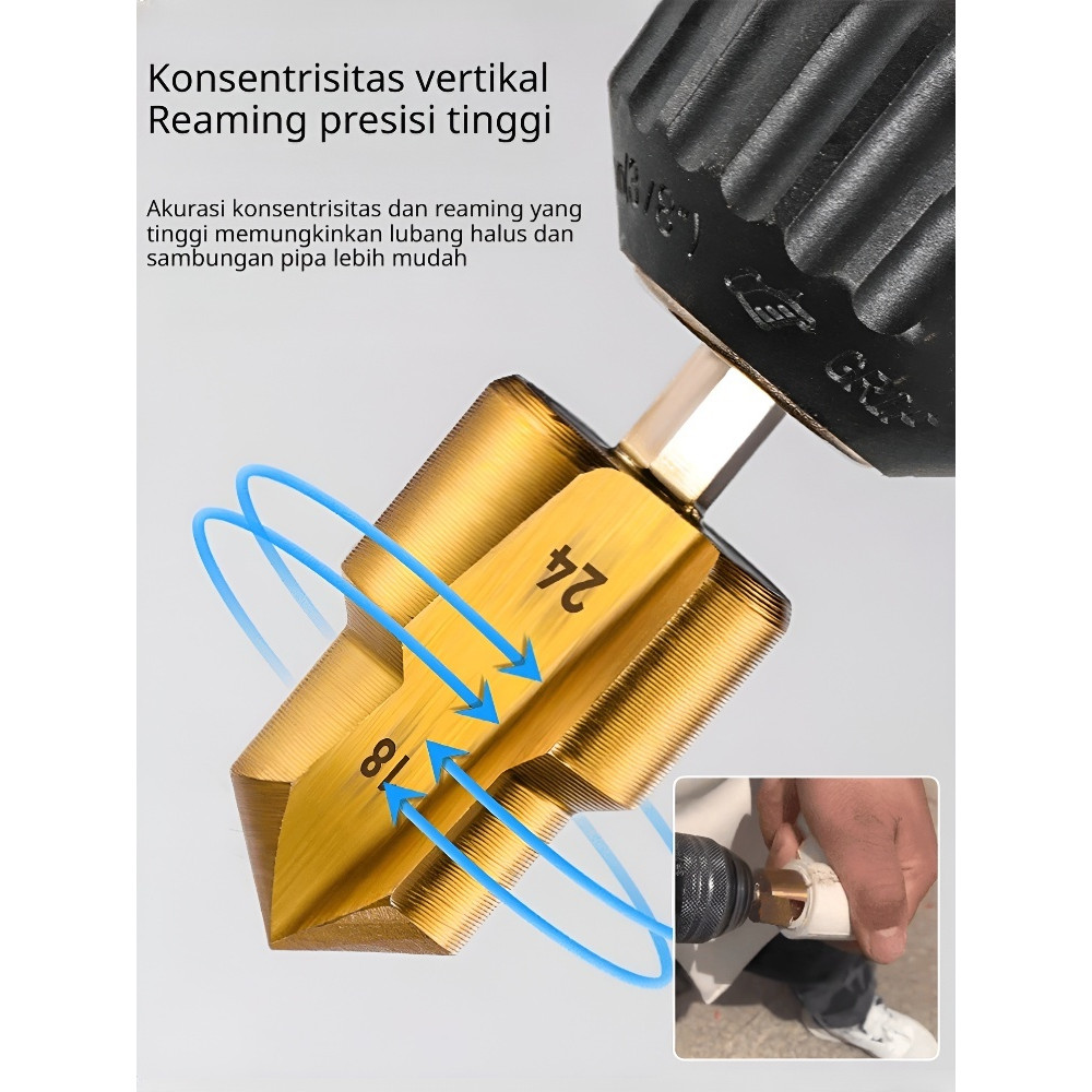 Jual ⚡️(Pengiriman Cepat 24 Jam)⚡️Mata Bor Langkah PPR Jerman 20/25/32 ...