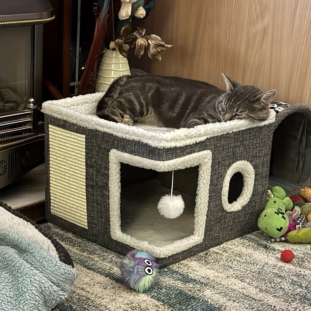 Jual 4-Season Multi-Level Cat House - Indoor Foldable Design ...