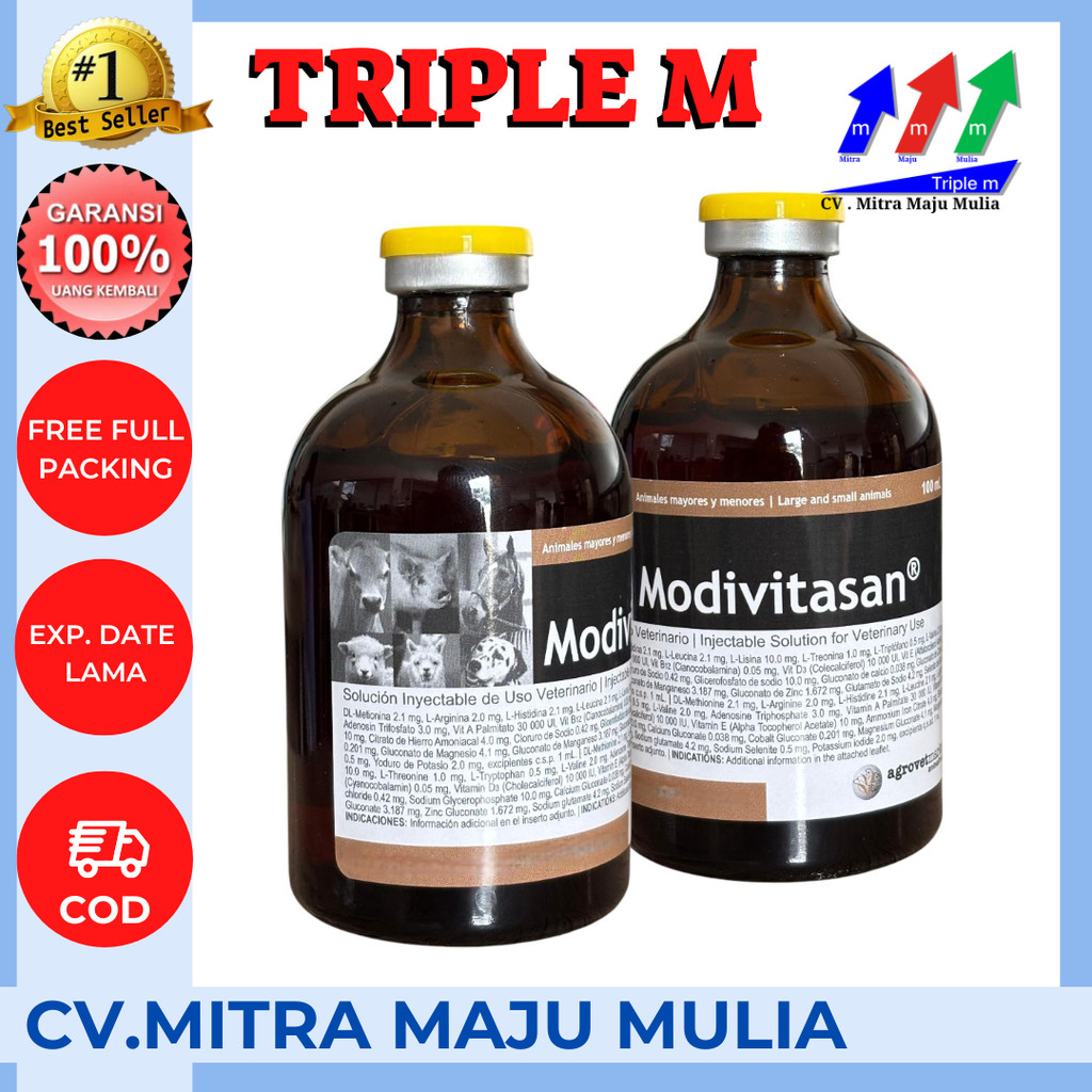 Jual Modivitasan 100 ml - Multivitamin lengkap beserta asam amino ...