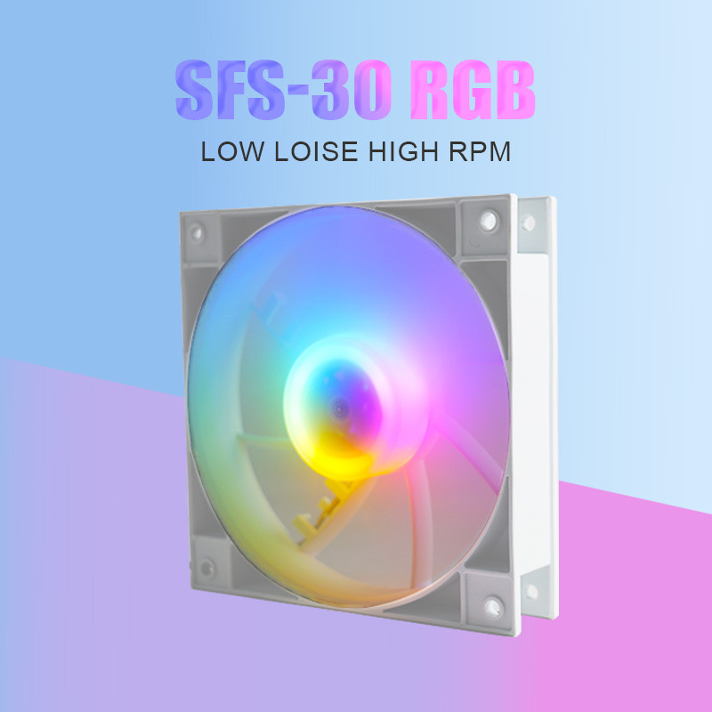 Jual MANMU High Rpm Computer Cooling Fan Rgb Case Fan 120mm Cpu Cooler ...