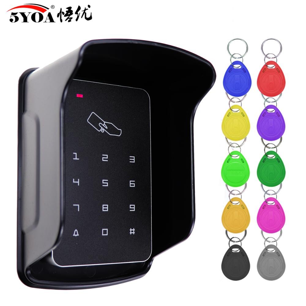 Jual Standalone Access Controller RFID Access Control Keypad Waterproof ...
