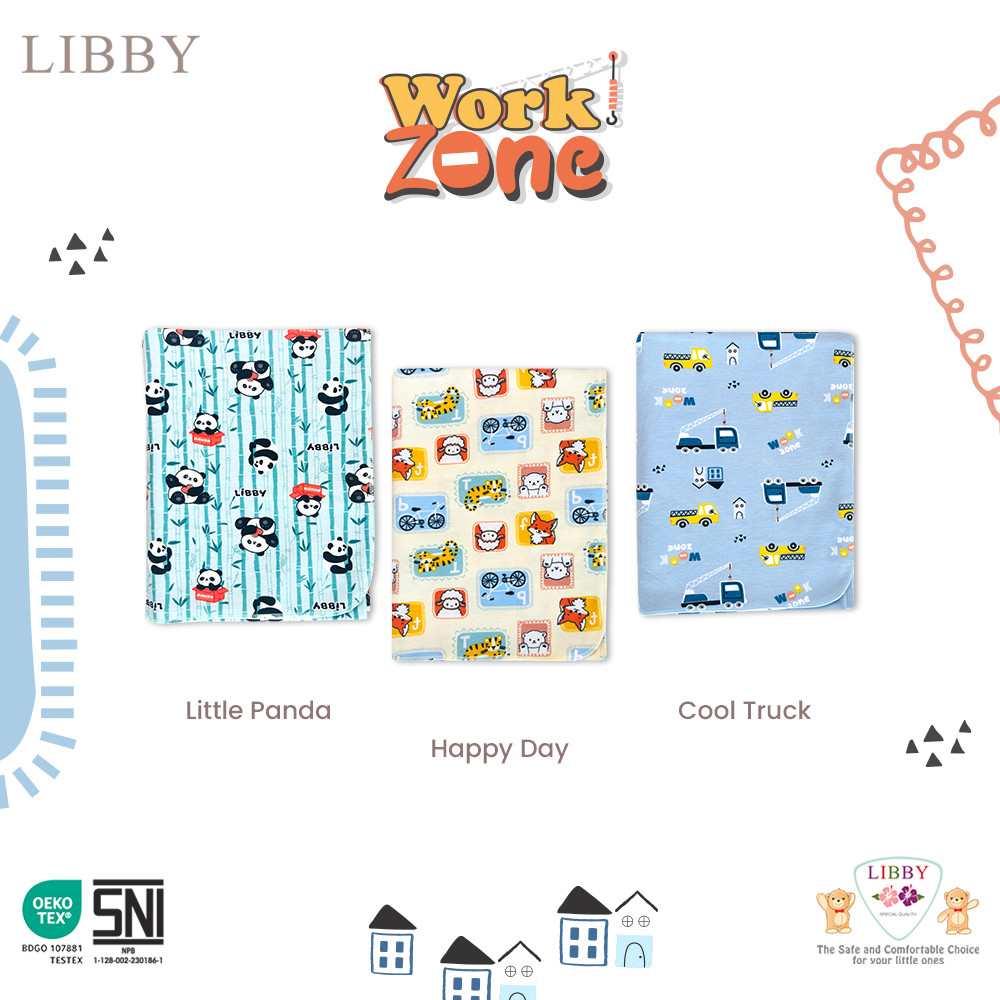 Jual Libby - Work Zone | Bedong Bayi 3pcs | Shopee Indonesia