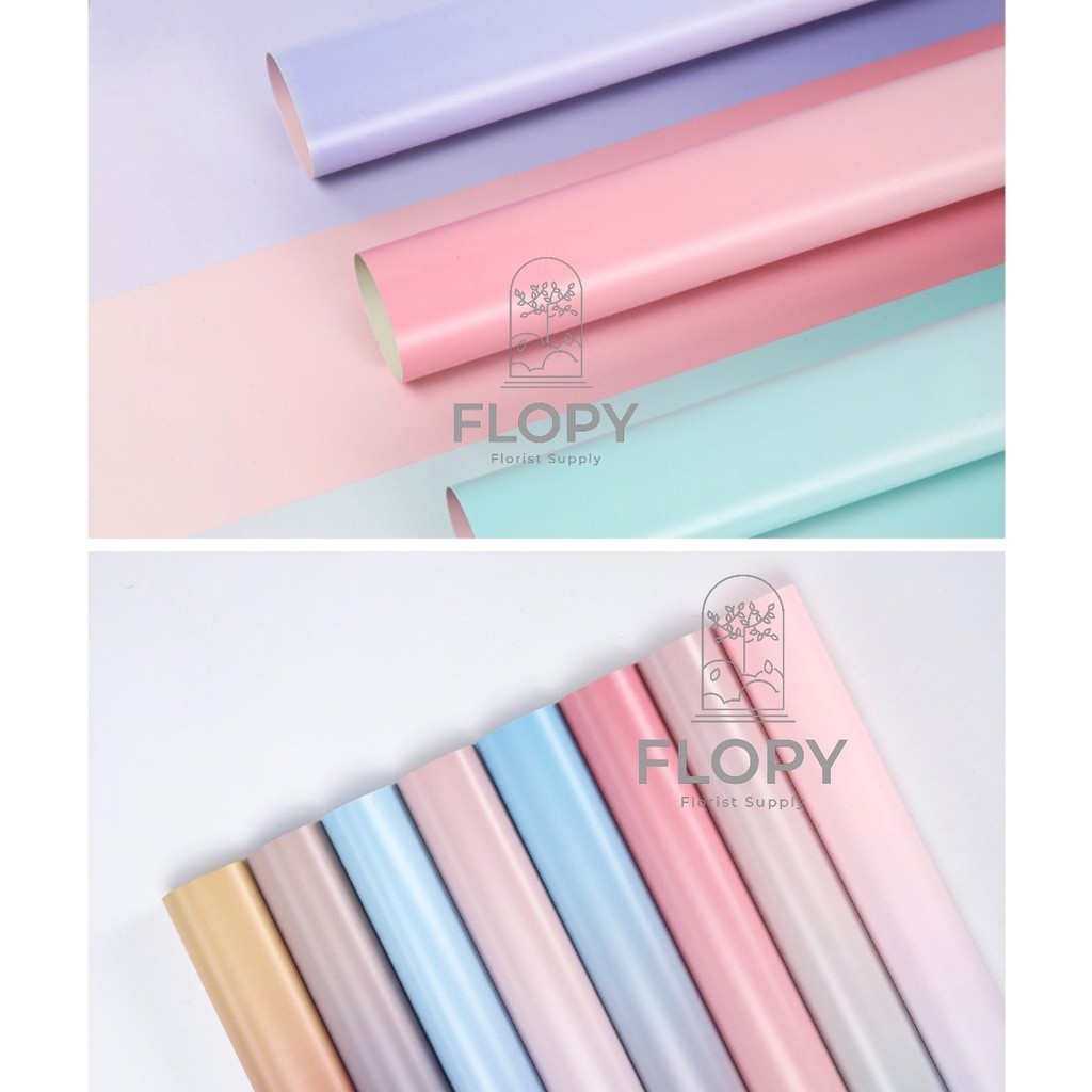 Jual [5 Lembar] Gradasi Warp Paper / Cellophane Kertas Bunga Rangkaian ...