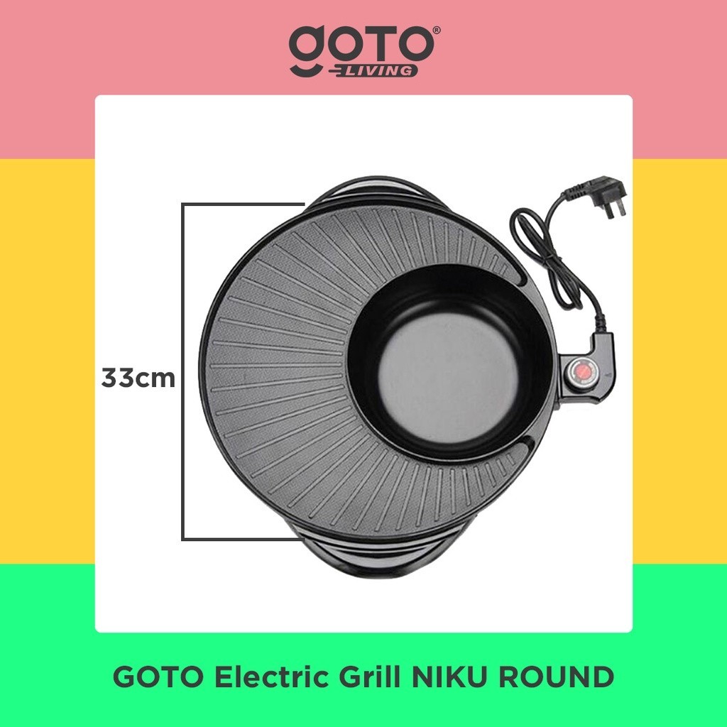 Jual Sk D Goto Niku Electric Grill Bbq Hot Pot Pemanggang Panggangan