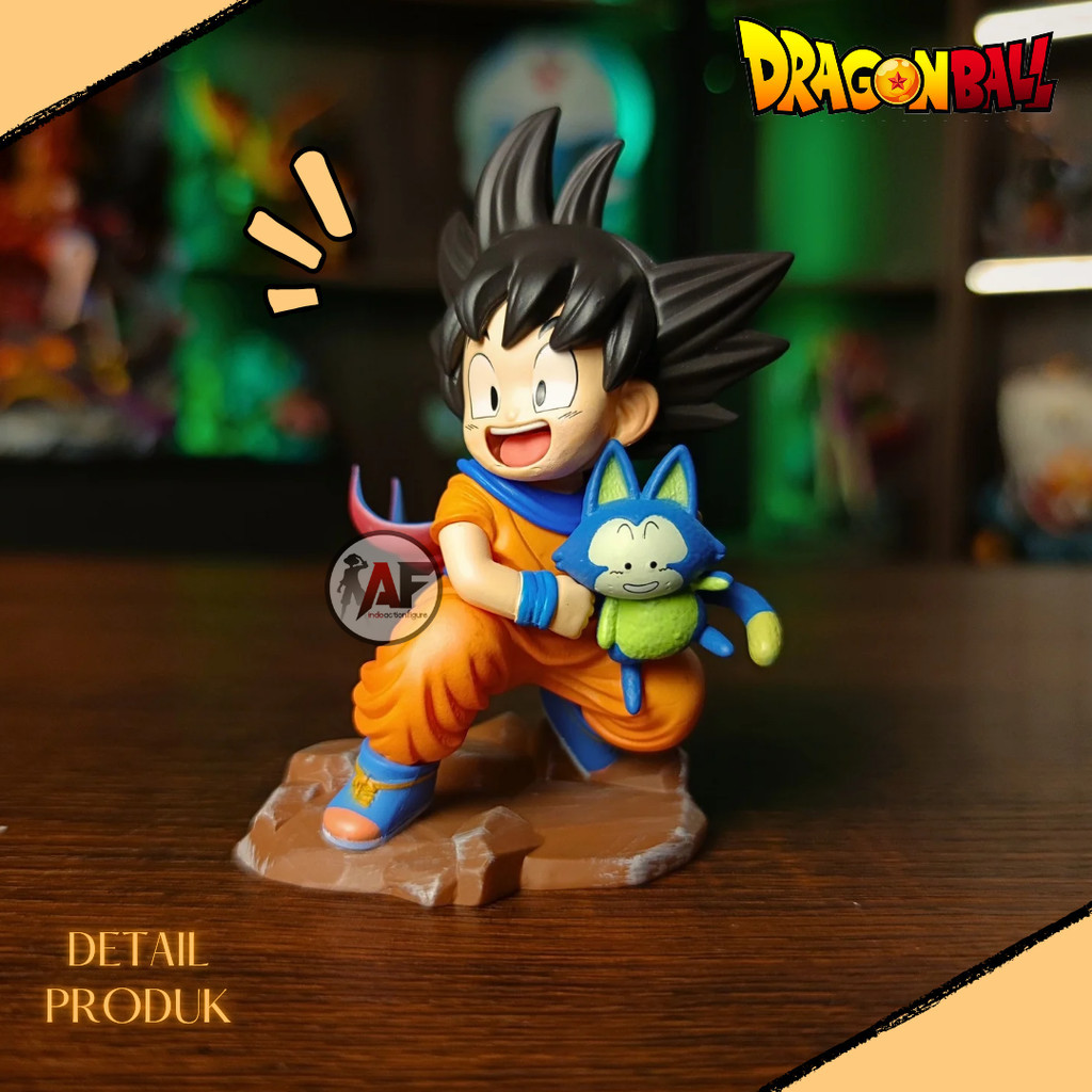 Jual Action Figure Dragon Ball Chibi Goku with Puar RZ Studio Design ...
