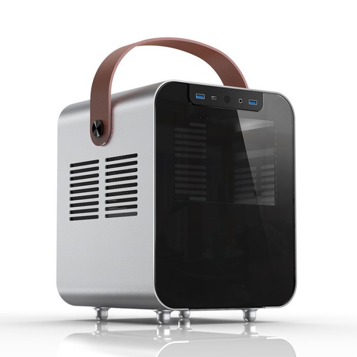 JONSPLUS BO100 / BO 100 - Mini ITX - Gaming PC Case | Silver