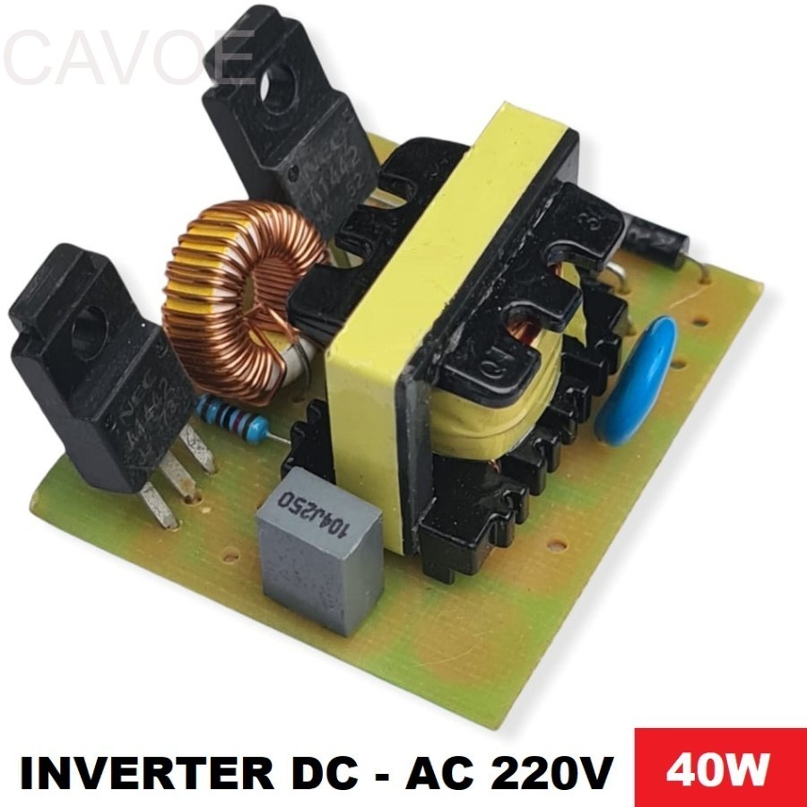 Jual Modul Power Inverter 40W DC 12V to AC 220V boost step up module ...