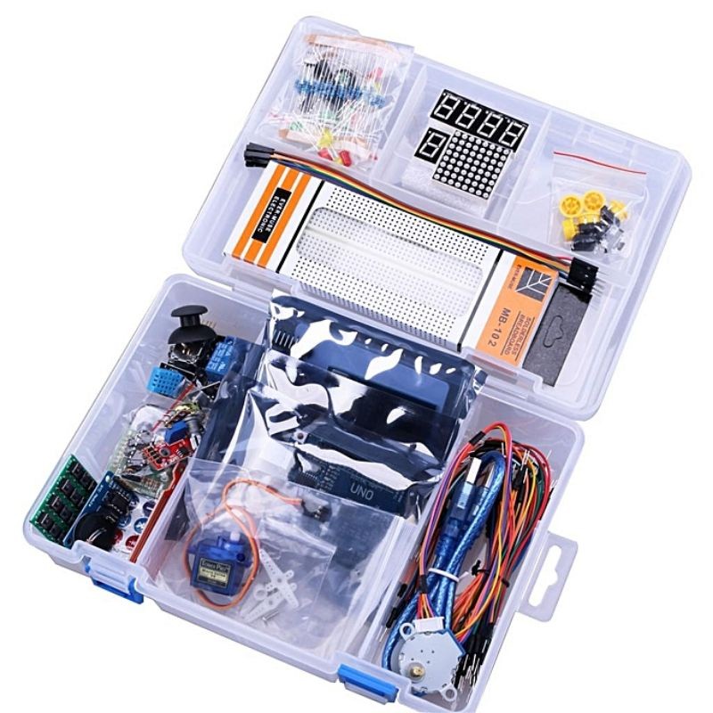 Jual arduino Uno r3 starter kit paket lengkap compatible 2 | Shopee ...