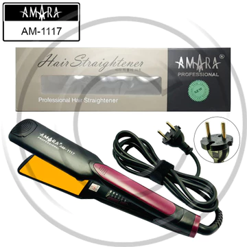 ( ) AMARA AM 1117 Ceramic Glide Plate Hair Straightener Catokan Rambut CO
