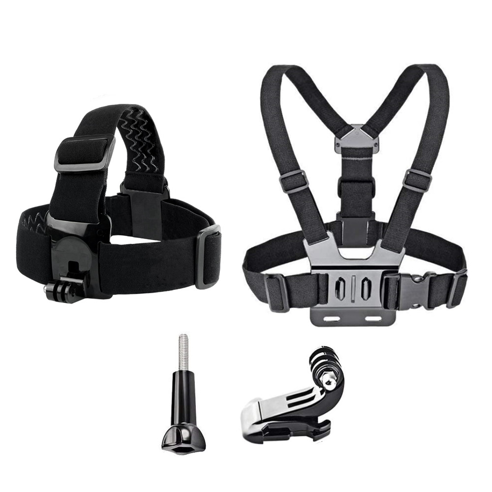 Jual Chest Strap Head Strap Belt For GoPro Hero 10 9 8 7 6 Black Xiaomi ...