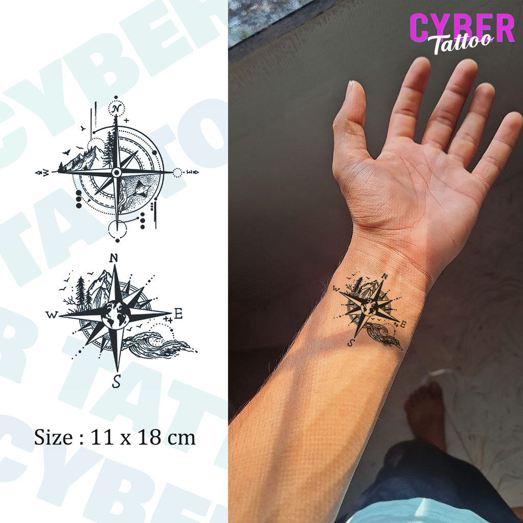 Jual Cyber Tato Stiker Tahan Air Tato Temporary Tahan lama 15 hari tato ...