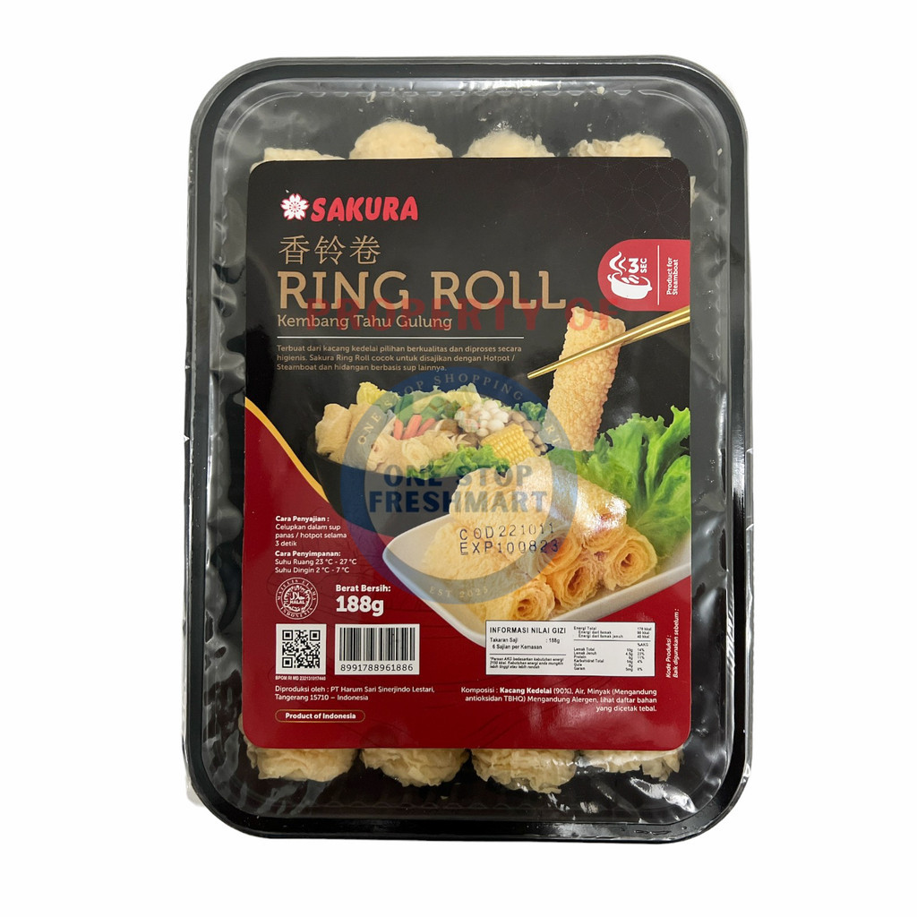 Jual SAKURA RING ROLL 188GR | Shopee Indonesia
