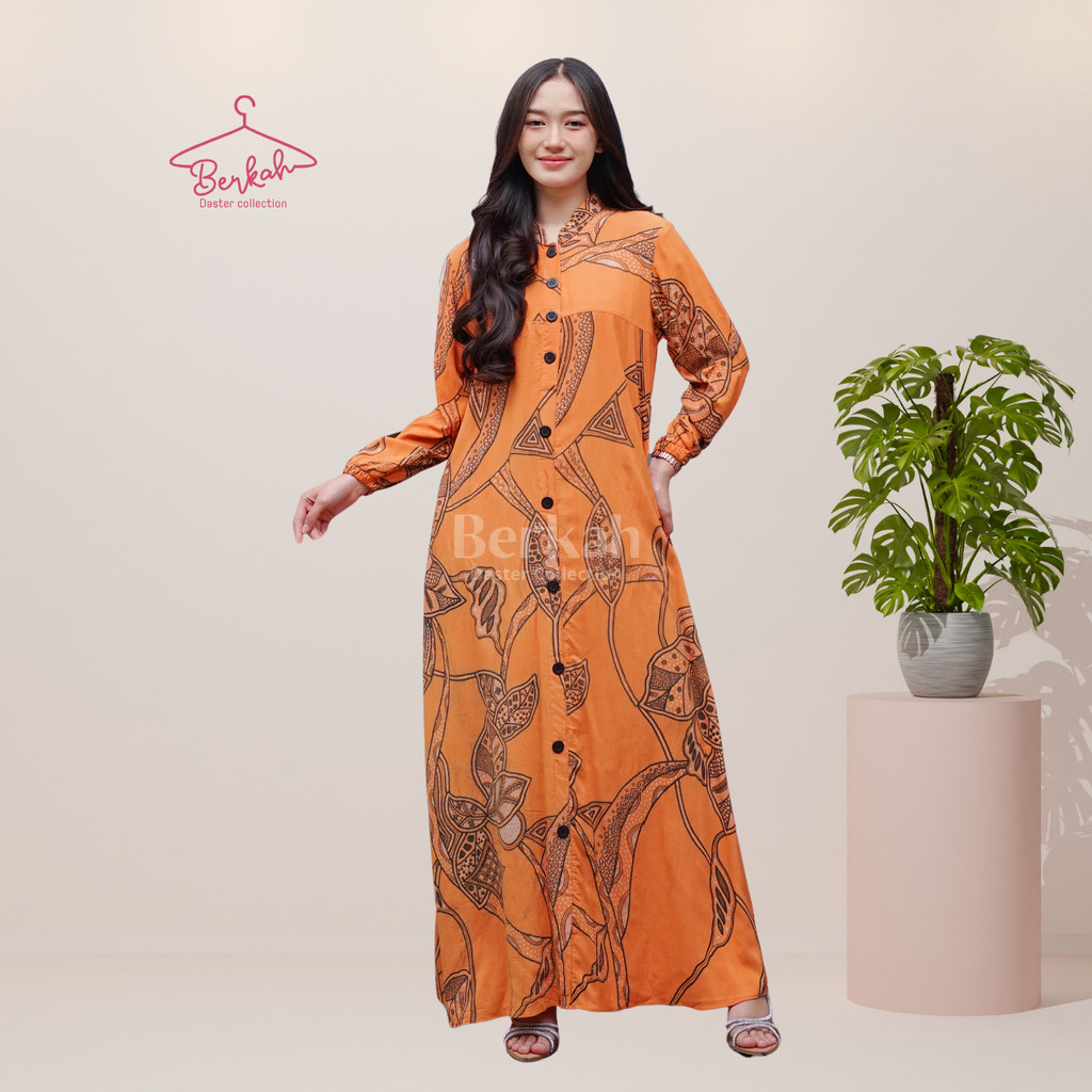 Gamis Batik Rayon Modern Pekalongan Surya Teja