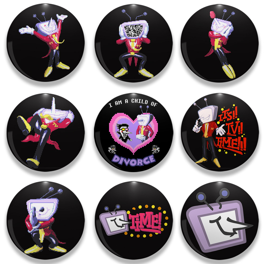 Jual Popular Game Deltarune Badges for Accessories Spamton Tenna Ralsei ...