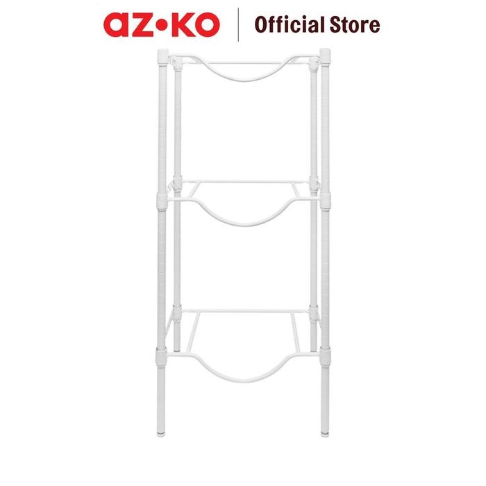Jual AZKO Krisbow Rak Galon 3 Tingkat - Putih | Shopee Indonesia