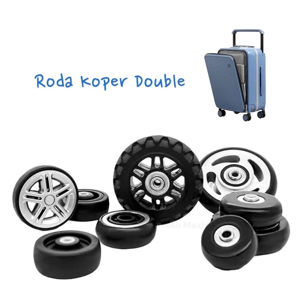 Jual [COD] 8PCS Pengganti Roda Koper Replacement Luggage Wheel Double ...