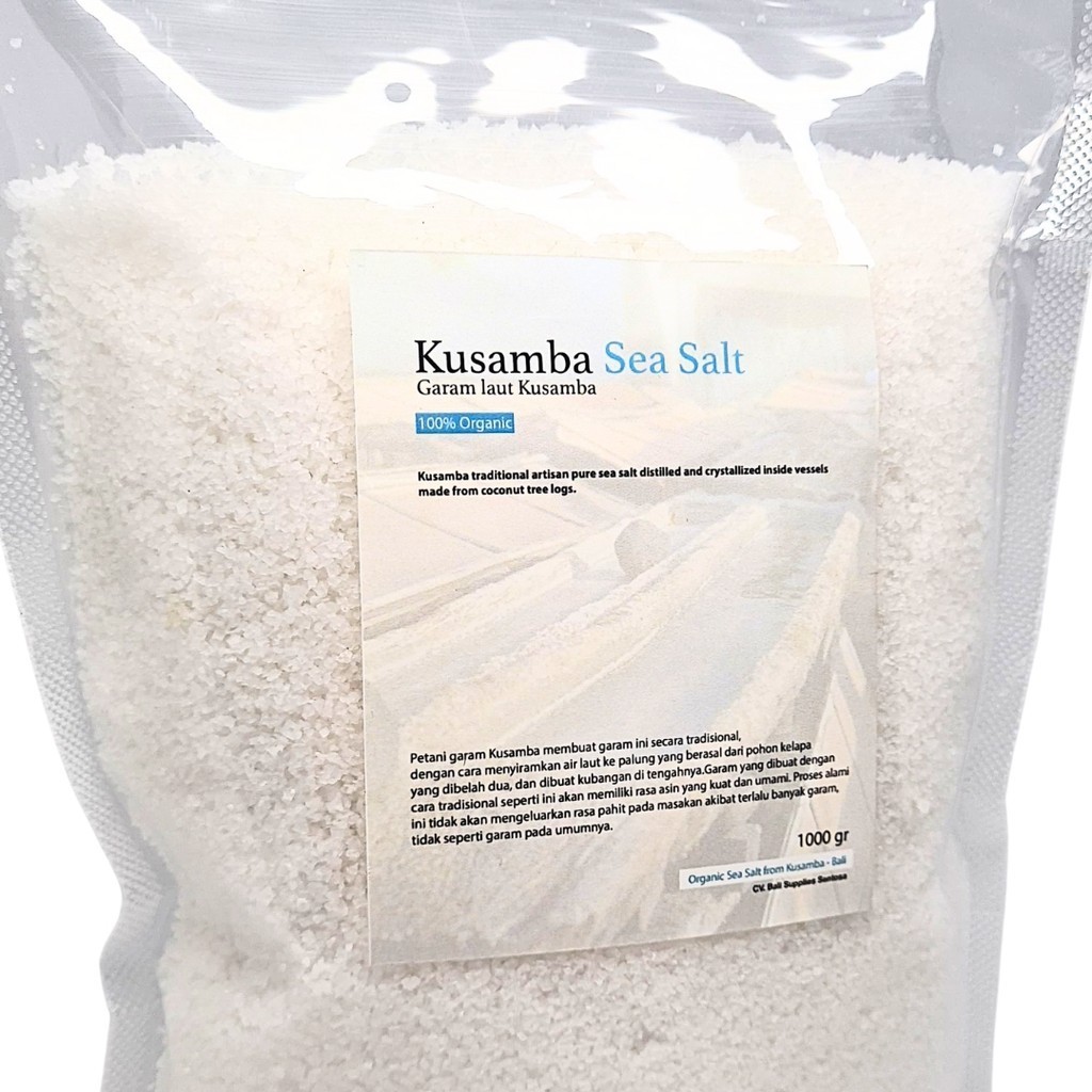 Jual Garam Natural Kusamba 1kg Natural Sea Salt | Shopee Indonesia