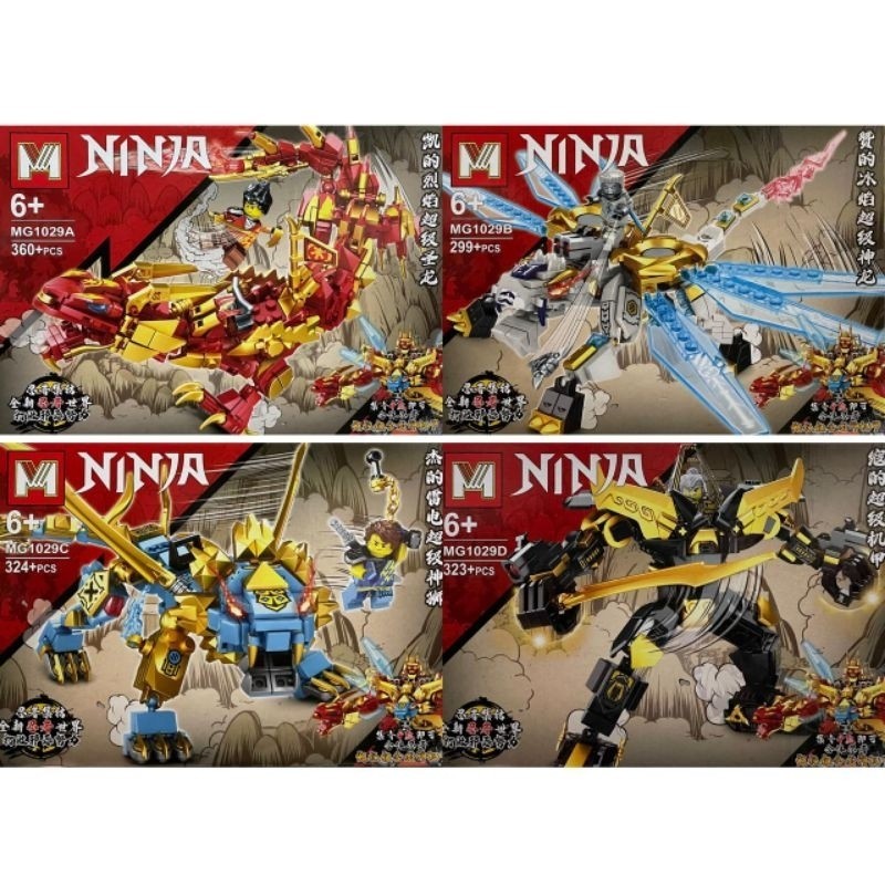 Jual SF70OL OBM99144 - Mainan Balok susun bricks blocks ninja dragon ...