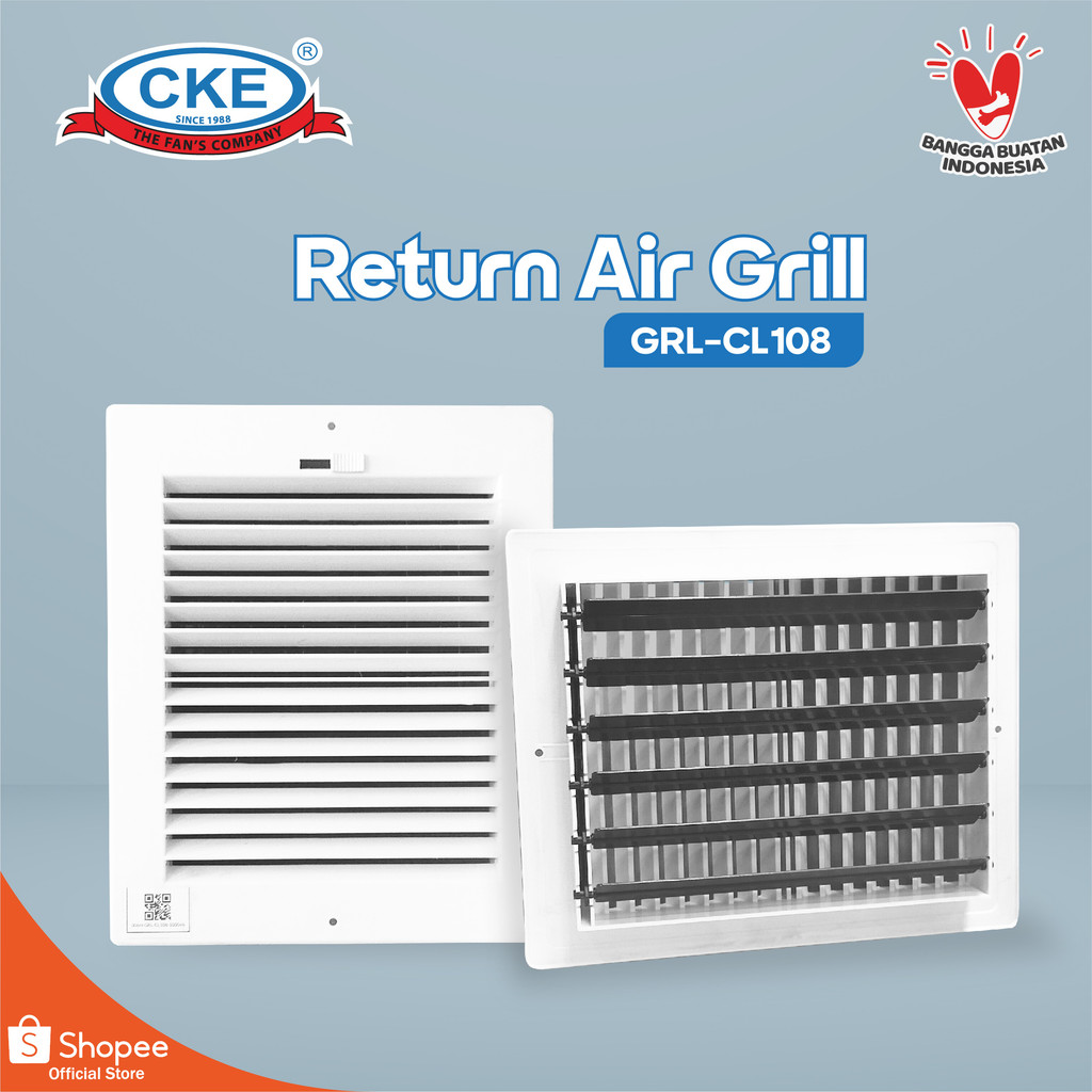 Jual RAG Return Air Grill / Supply Air Diffuser Plafon 25 x 20 CM uk ...