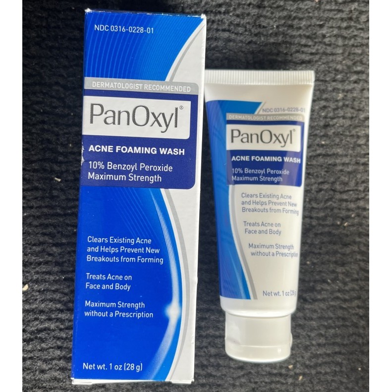 Jual PanOxyl Creamy Acne Wash 4% 10% Benzoyl Peroxide Face Cleanser ...