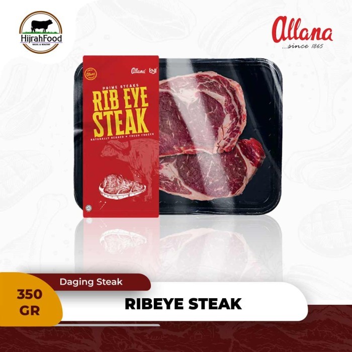 Jual Allana Rib Eye Steak Premium Daging Ribeye Steak 350 gr | Shopee ...