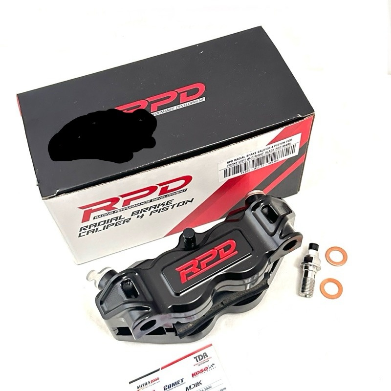 Jual Paket Kaliper Depan Radial RPD 4P 4 Piston + Breket RPD Vector For ...