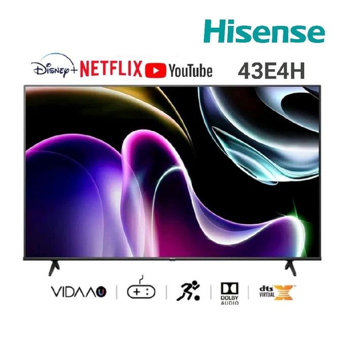 Jual HISENSE 43E4H FHD SMART TV BEZELESS 43 INCH | Shopee Indonesia