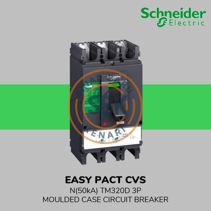 Jual Schneider Compact CVS400N Mccb 320A 3P 50Ka - LV540315 | Shopee ...