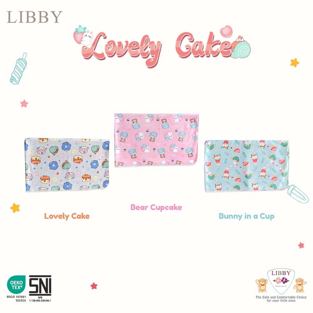 Jual LIBBY 3 pcs Bedong Motif ( 3 pcs ) | Lovely Cake | Daisy Fairies ...