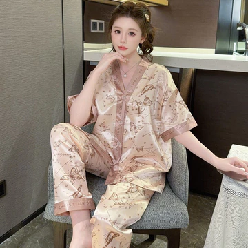 SLEEPY Piyama Wanita Full Kancing Depan Baju Tidur Wanita Best Quality SATIN Mewah Elegan